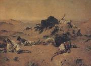 Eugene Fromentin The land of Thirst (san15) oil painting